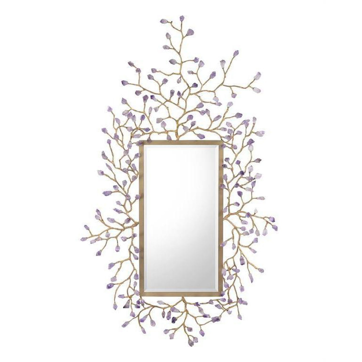 John Richard Budding Amethyst Mirror