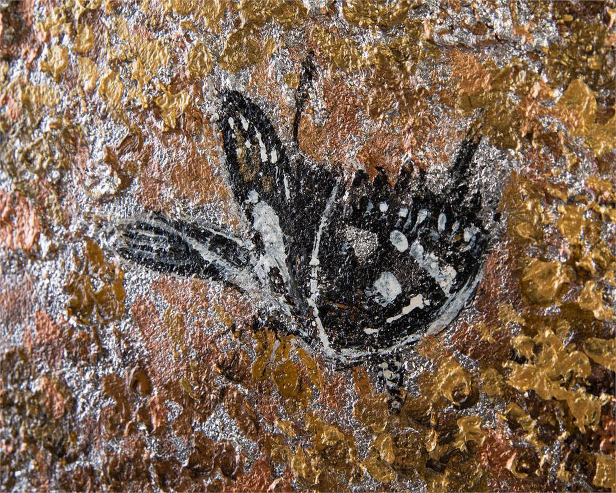 John Richard Teng Fei'S Gilded Butterflies Wall Art