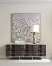 John Richard Teng Fei'S Silver Lily Pond Wall Art