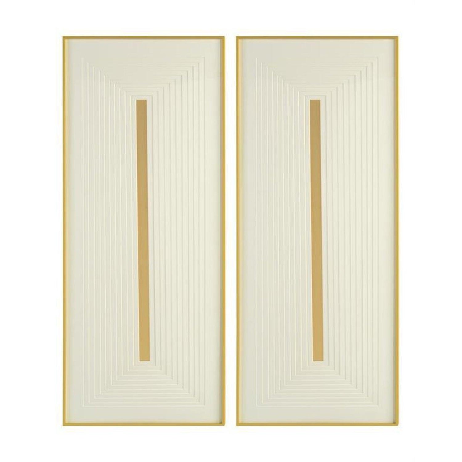 John Richard Golden Barricade Wall Art