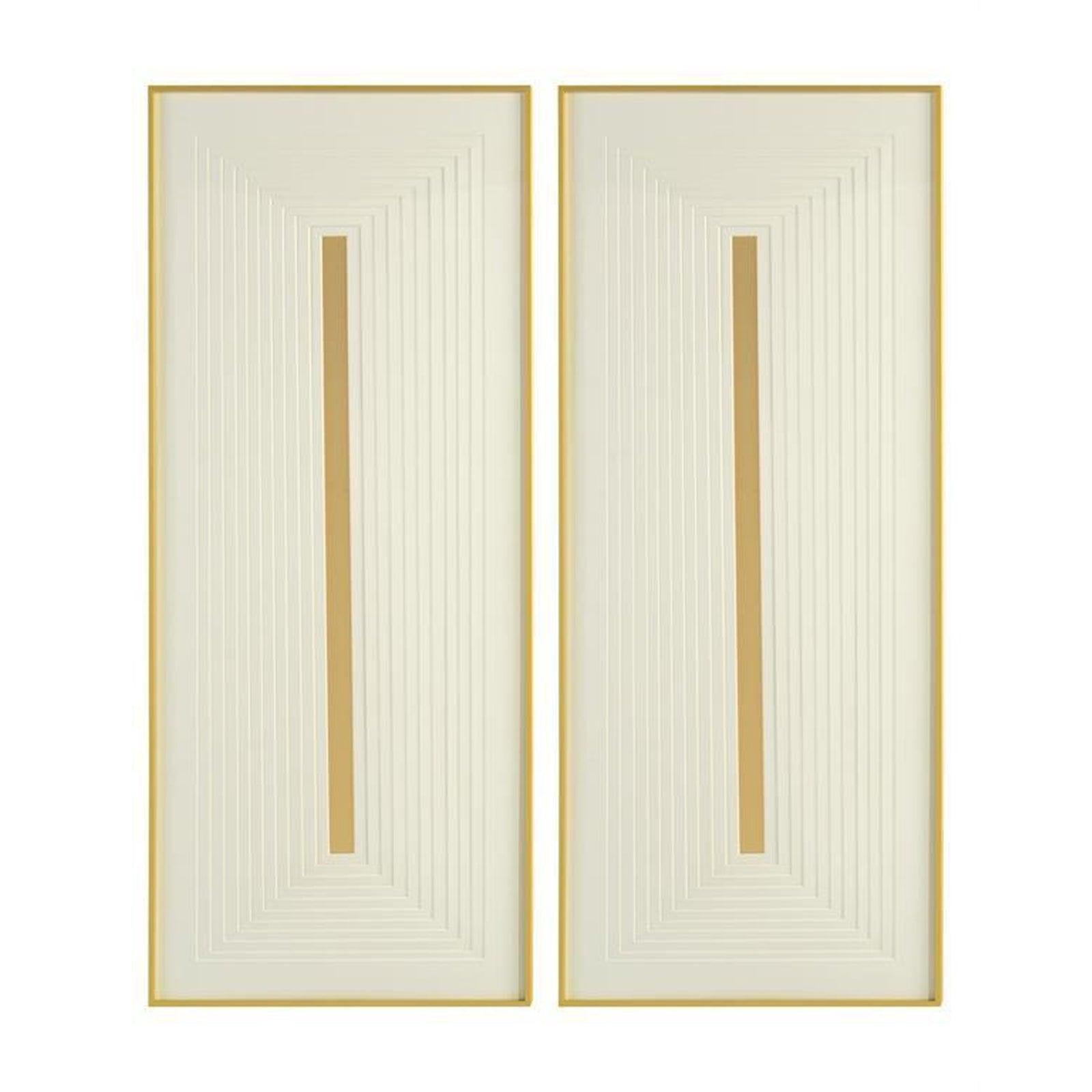 John Richard Golden Barricade Wall Art