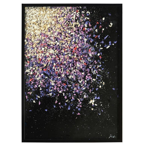 John Richard Ruan Wei'S Purple Composition Wall Art