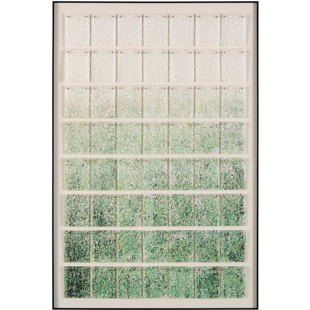 John Richard Tony Fey'S Harmonic Hues In Green Wall Art