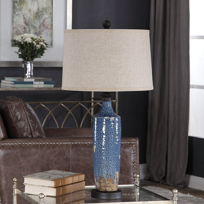 Modern Accents Distressed Ceramic Table Lamp