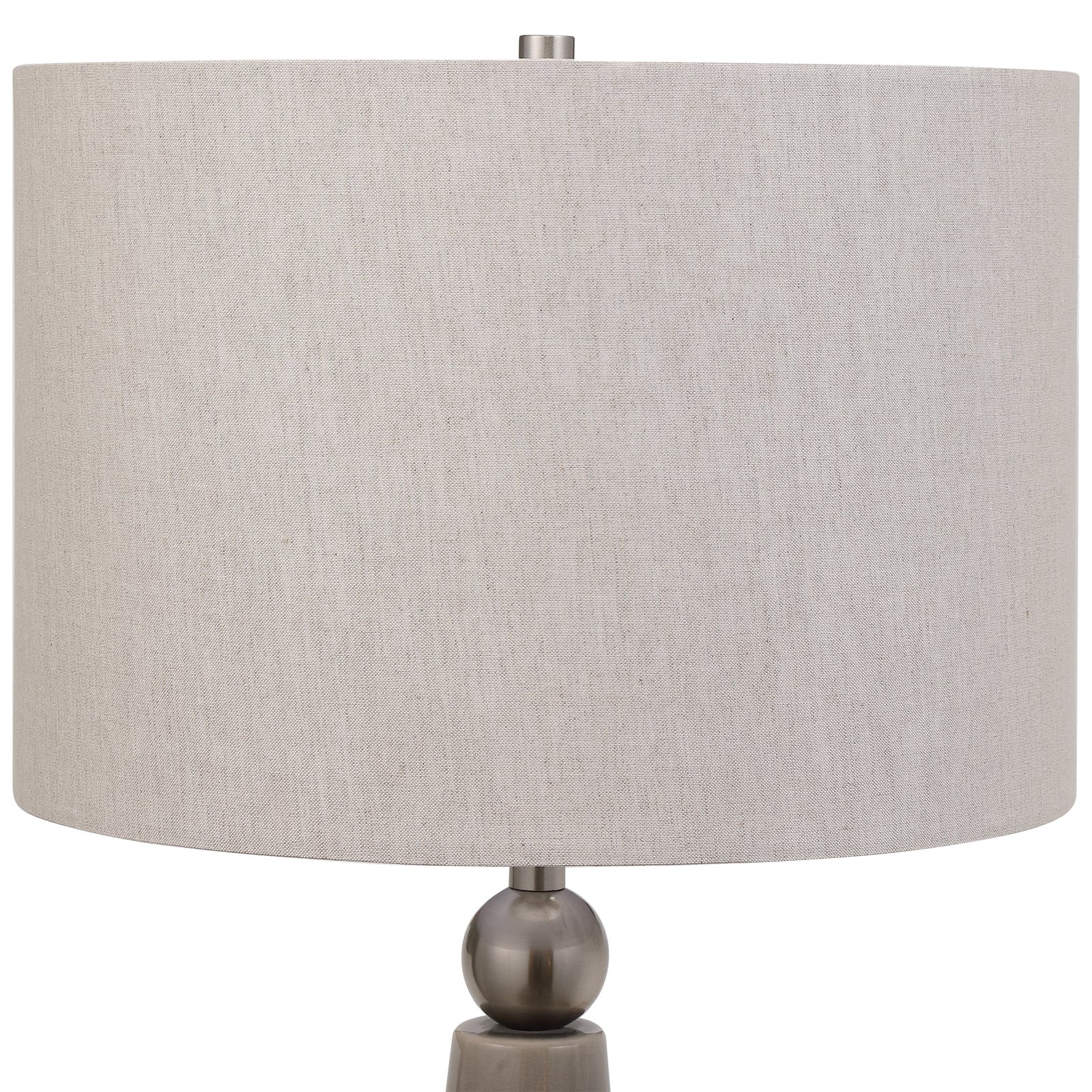 Modern Accents Wavy Lines Ceramic Table Lamp