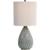 Modern Accents Textured Pattern Ceramic Table Lamp