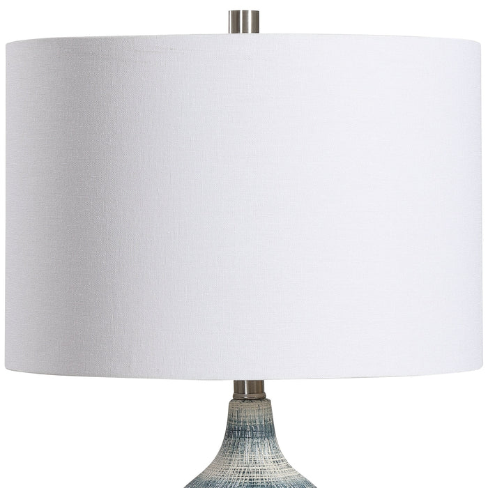 Modern Accents Casual Textured Ceramic Table Lamp