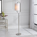 Modern Accents Oval Metal Strap Floor Lamp