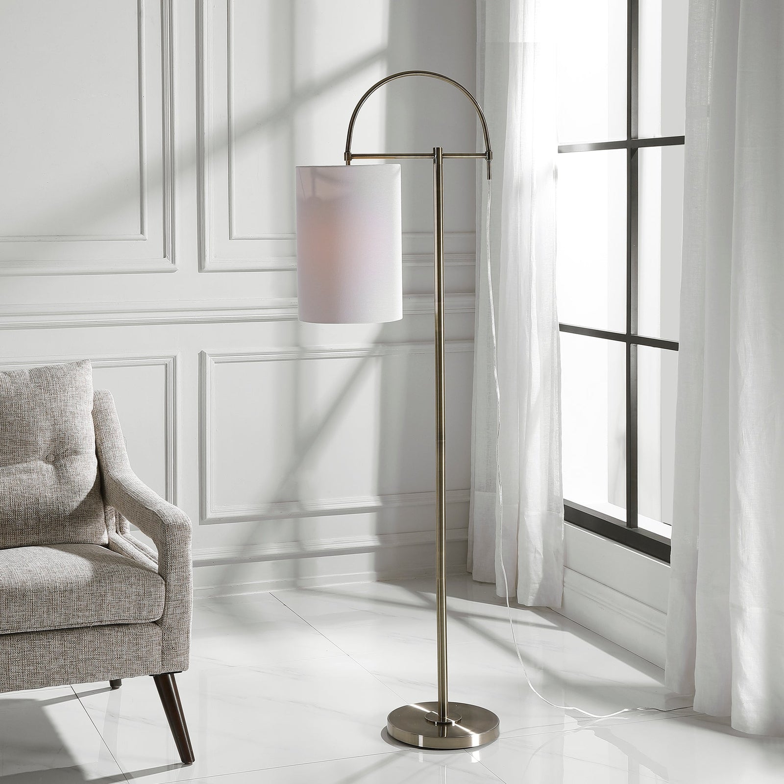 Modern Accents Arc Base Floor Lamp