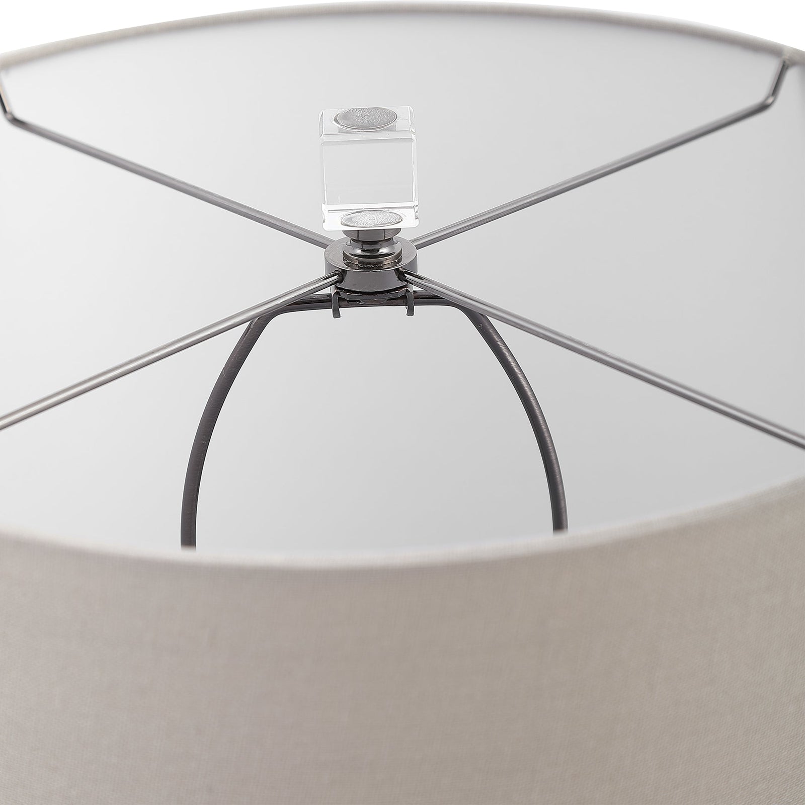Modern Accents Stacked Crystals Table Lamp