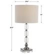Modern Accents Stacked Crystals Table Lamp
