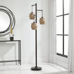 Modern Accents Bronze & Rope Floor Lamp