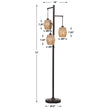 Modern Accents Bronze & Rope Floor Lamp