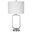 Modern Accents Rectangular Metal Base Table Lamp