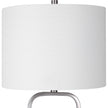 Modern Accents Rectangular Metal Base Table Lamp