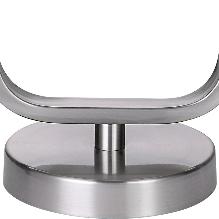 Modern Accents Rectangular Metal Base Table Lamp