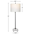 Uttermost Ciara Sleek Buffet Lamp