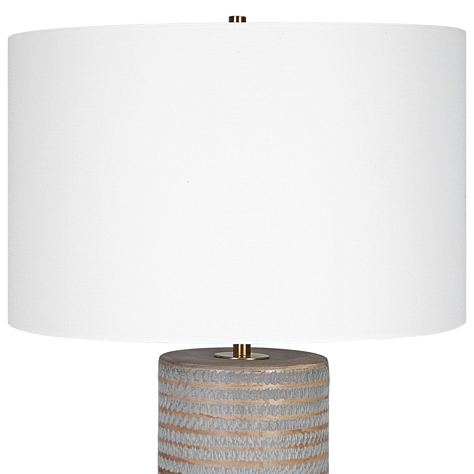 Uttermost Monolith Gray Table Lamp