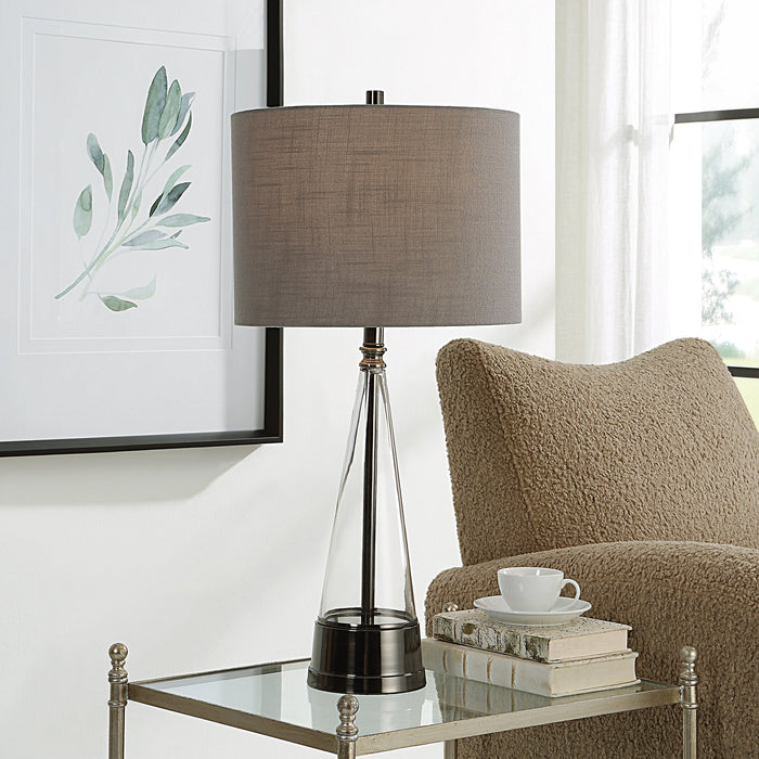 Modern Accents Cone Glass Table Lamp