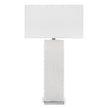 Uttermost Pillar White Marble Table Lamp