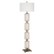 Uttermost Link Brushed Gold Floor Lamp