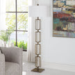 Uttermost Link Brushed Gold Floor Lamp