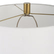 Uttermost Adelia Ivory & Brass Table Lamp
