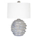 Uttermost Waves Blue & White Accent Lamp
