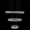 Michael Amini Lighting Asteroids LED Chandelier Round Rings