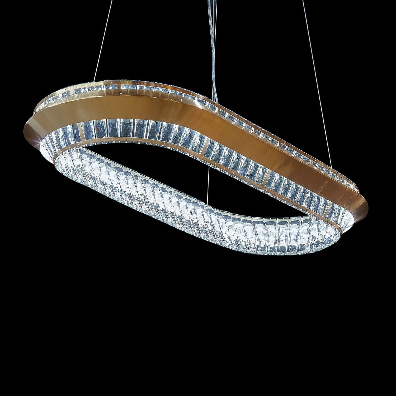 Michael Amini Lighting Base Camp Oval LED Chandelier