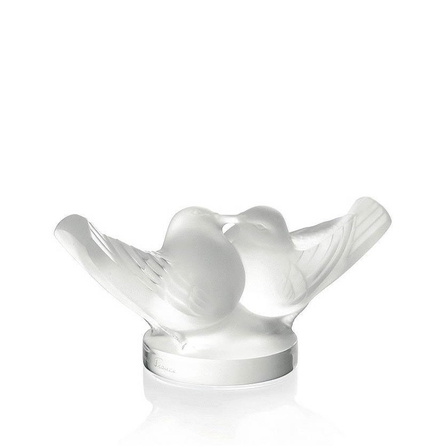 Lalique 2 Lovebirds Large Sculpture