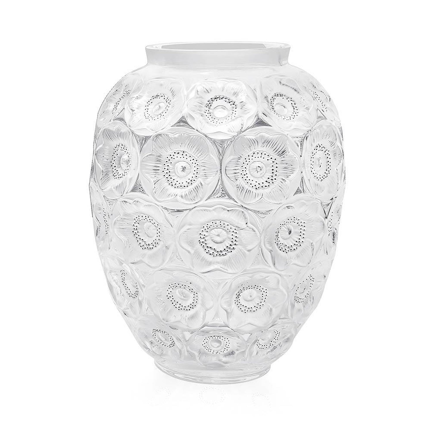 Lalique Anemones Grand Vase