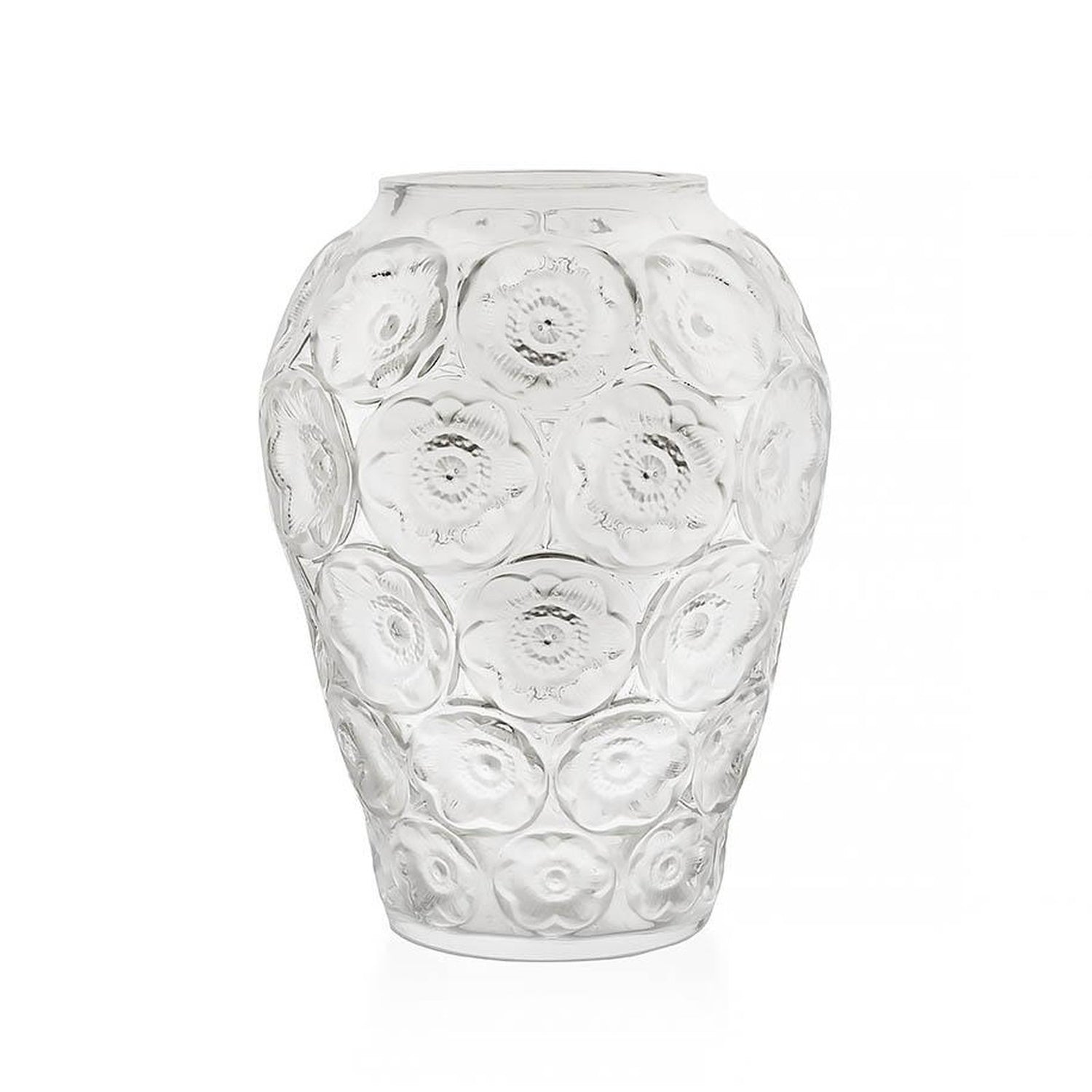 Lalique Anemones Vase