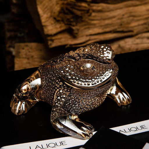 Lalique Gregoire Toad Sculpture