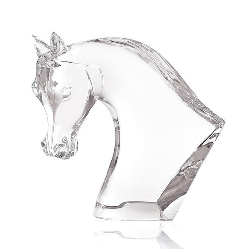 Lalique Horse's Head Sculpture