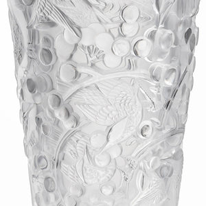 Lalique Merles Et Raisins Medium Vase