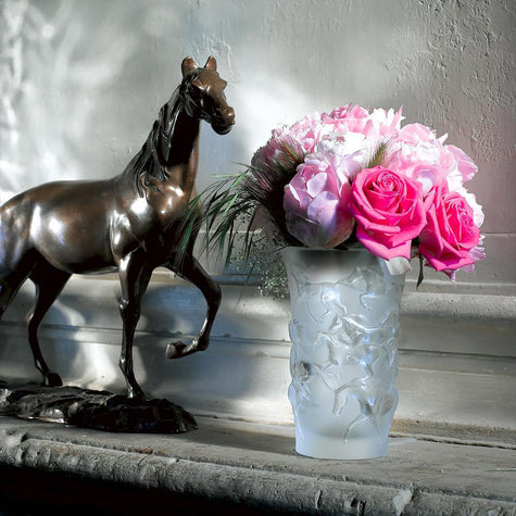 Lalique Mustang Vase