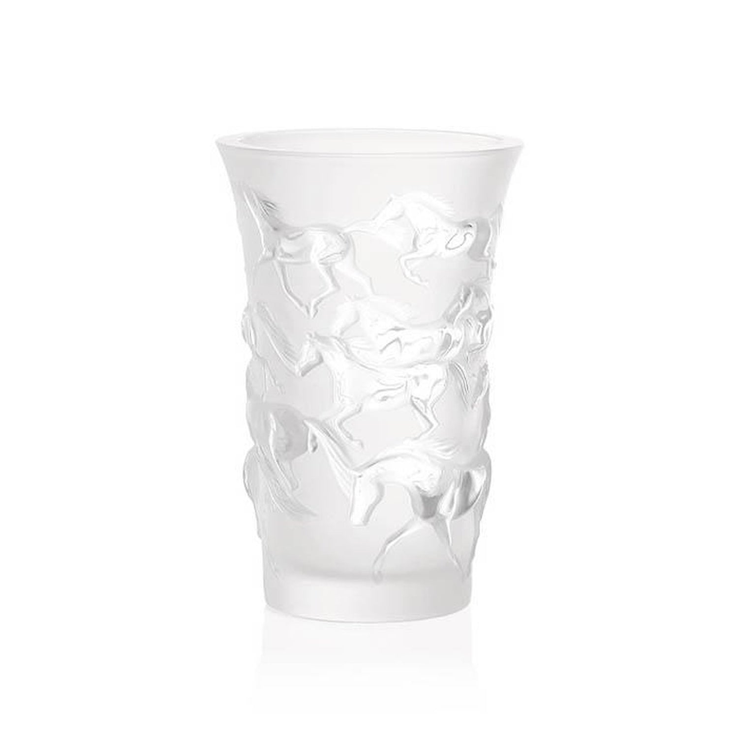 Lalique Mustang Vase