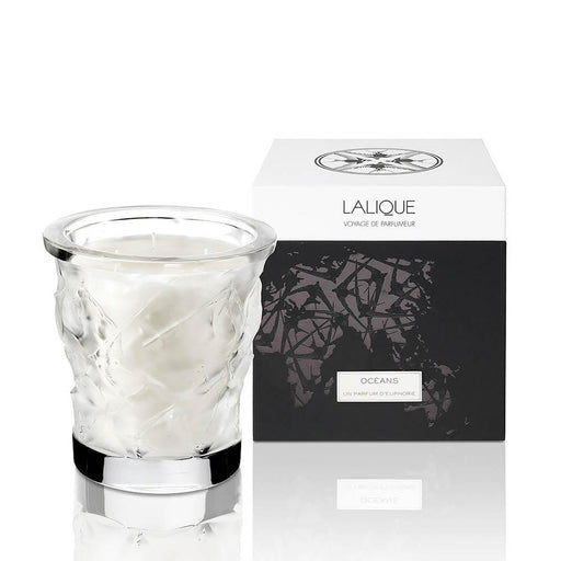 Lalique Oceans Crystal Scented Candle