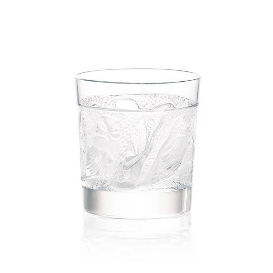 Lalique Owl Old Fashion Tumbler