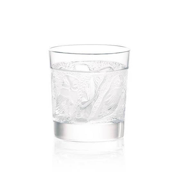 Lalique Owl Old Fashion Tumbler
