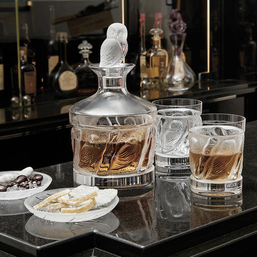 Lalique Owl Whisky Tumbler
