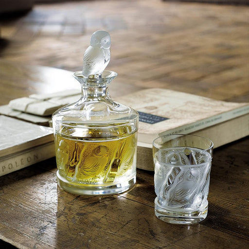 Lalique Owl Whisky Tumblers - Set of 2