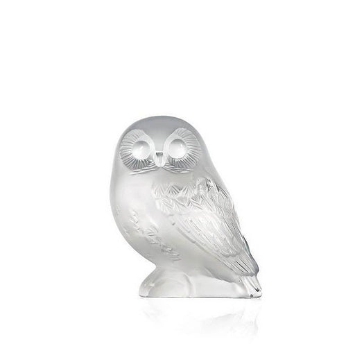 Lalique Shivers Owl Sculpture