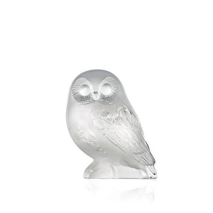 Lalique Shivers Owl Sculpture