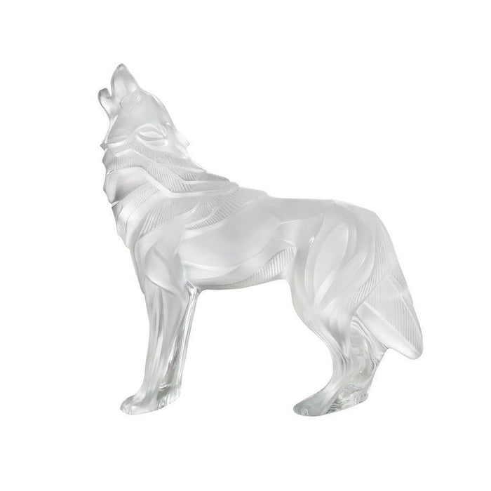 Lalique Wolf Sculpture