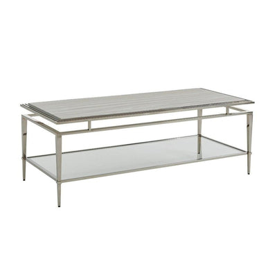 Lexington Ariana Athene Stainless Cocktail Table