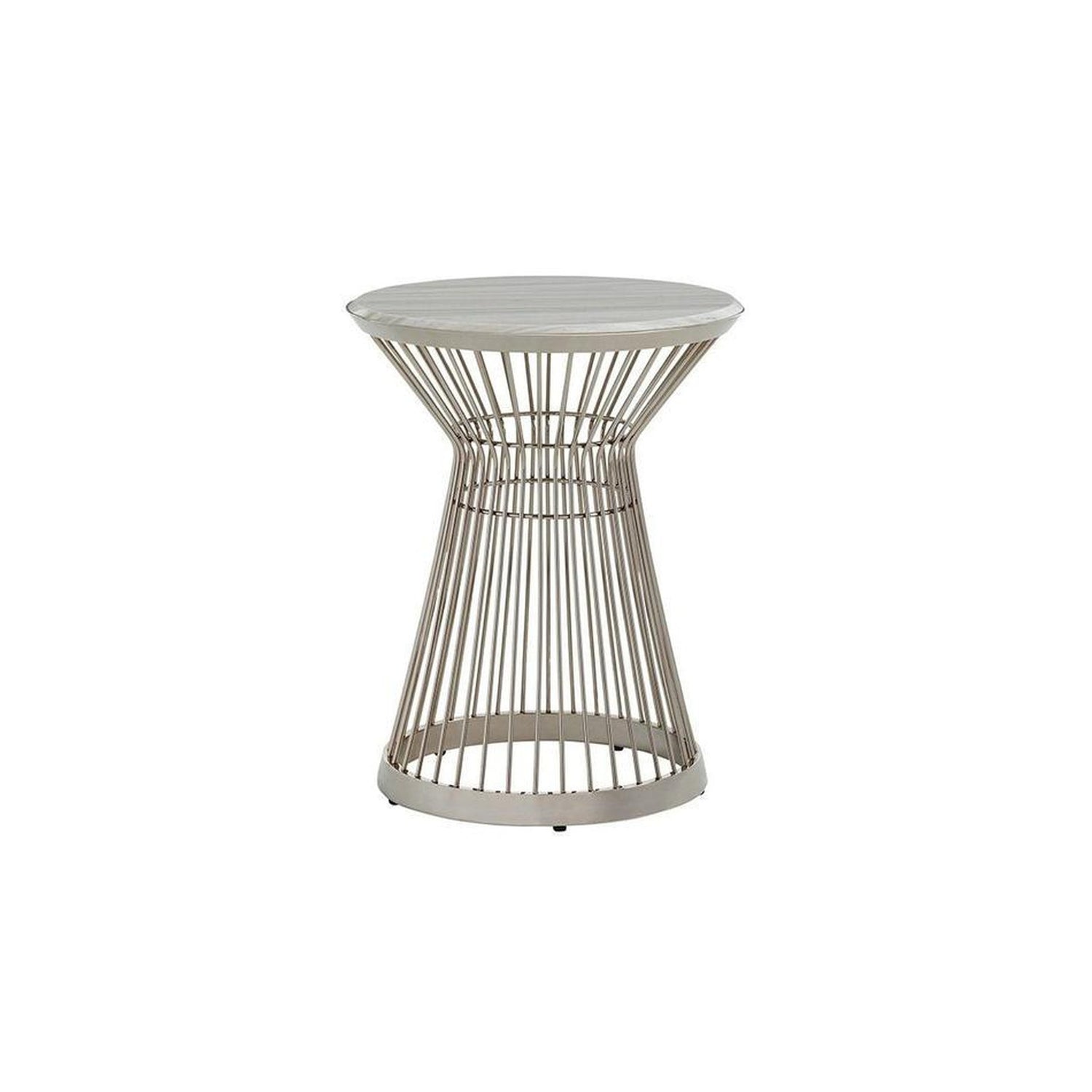 Lexington Ariana Martini Stainless Accent Table