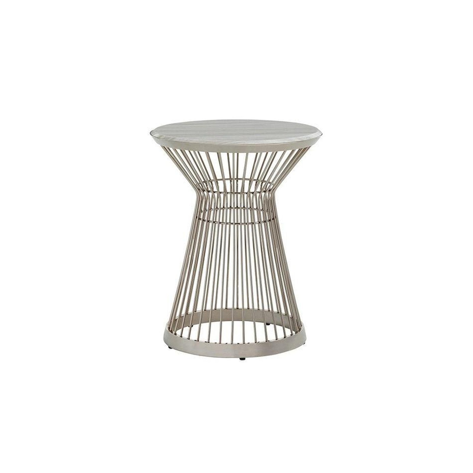 Lexington Ariana Martini Stainless Accent Table