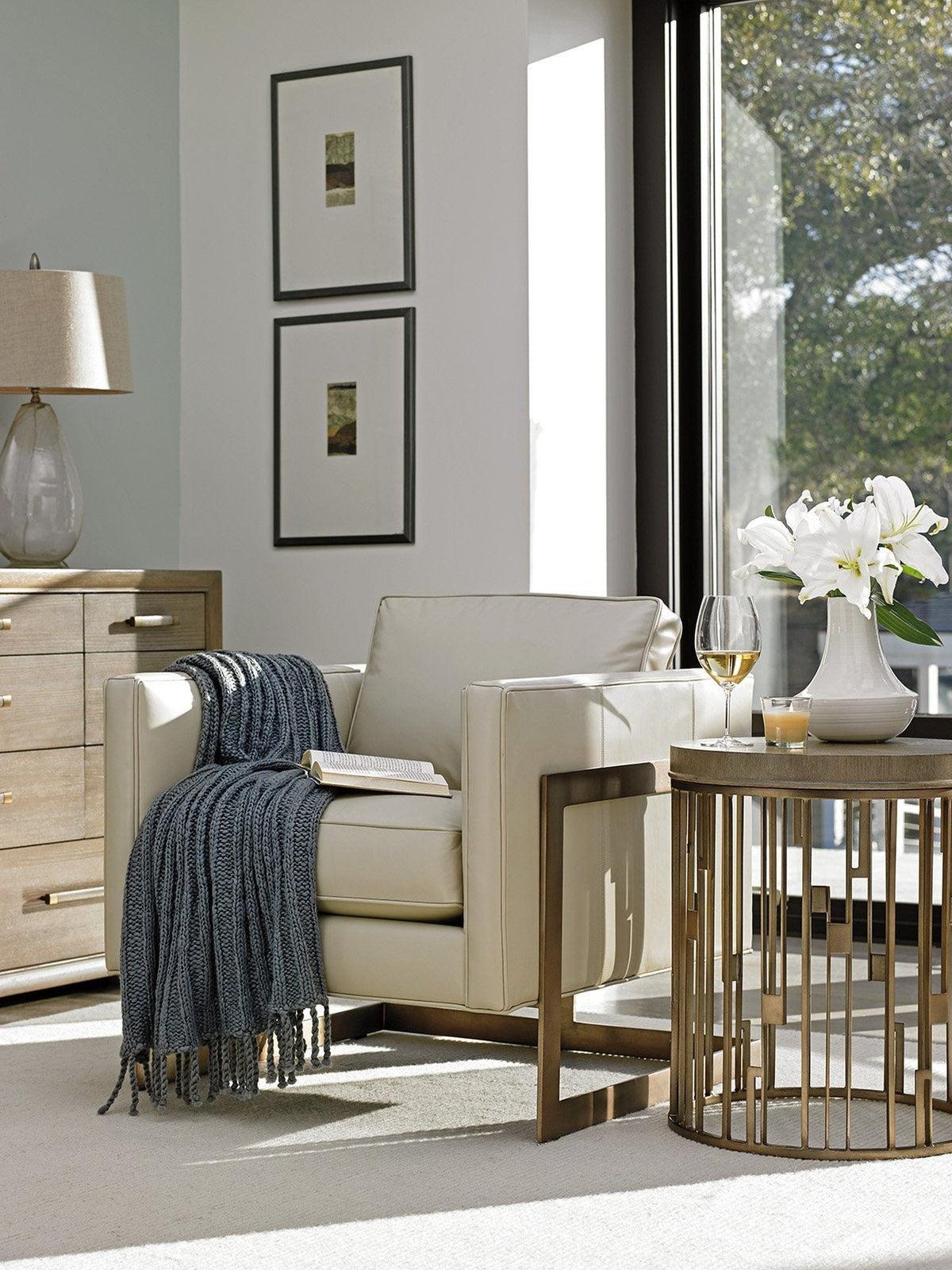 Lexington Shadow Play Studio Round Accent Table